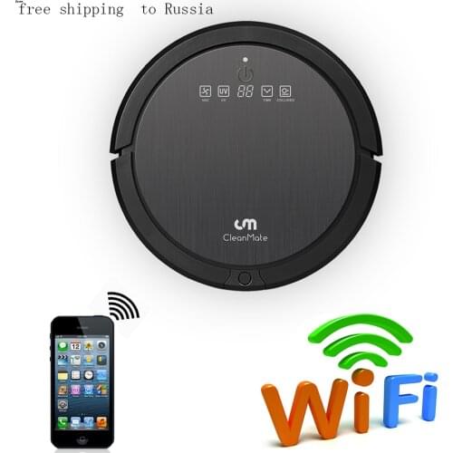 New ! free shipping to Russia APP WIFI control robot vacuum cleaner AUTO floor cleaner clean kindsfloors and carpet dry/wet mop