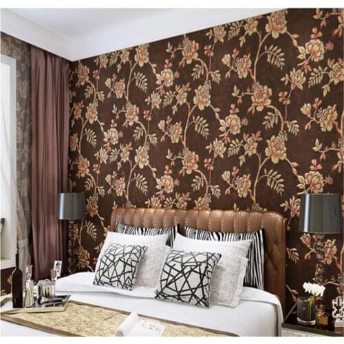 Beibehang European Wallpapers Living Room TV Background Wallpaper 3d 3D Bedroom papel de parede Wallpaper Luxurious Wallpaper