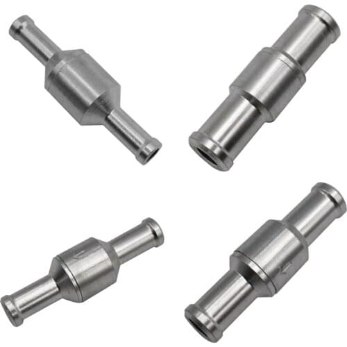 Check Valve Brake Servo Booster No Return Inline One Way Valve Non Return Valve Vacuum Hose Aluminum Valve
