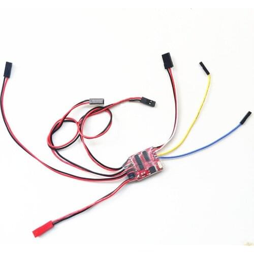 Speed Controller for 35:1 RC Tank Turret Rotation Dual-way Brushed ESC 5V 1.5A BEC Electric Professional 1.8A 3CH Upgrade Part