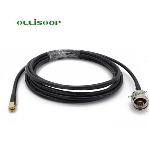 SMA Plug to N Plug RF Low Loss LMR200 WiFi Cable N Male to SMA Male Connector Pigtail SMA Cable 1-30M
