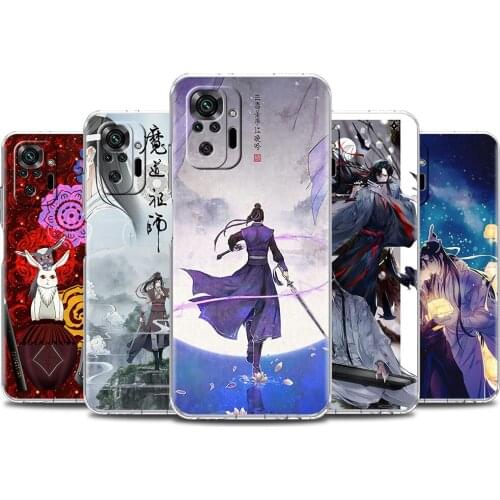 Anime Mo Dao Zu Shi Silicone Phone Case Cover for Xiaomi Redmi Note 10 8 9 Pro 7 9A 9T 9S 9C 8A K30 K40 Pro Soft Fundas Coque