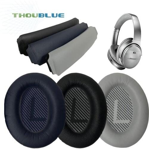 THOUBLUE Replacement Ear Pad For BOSE QuietComfort QC35 QC35II Earphone Memory Foam Cover Earpads Headphone