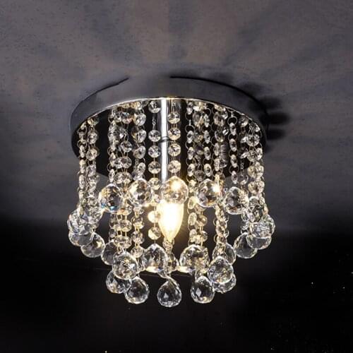 Modern crystal royal Ceiling Light Plafonnier E14 LED vintage art deco ceiling Lamp for Living room restaurant hallway balcony