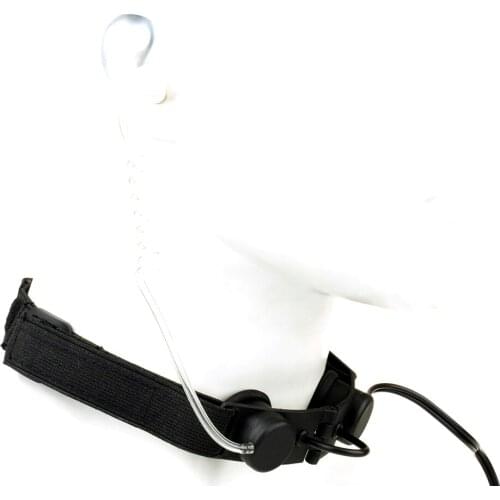 Z Tactical Bowman Throat Mic Adapter For Style EVO III Dual Side Headset Tactical Detective High Tone Headphone Z033