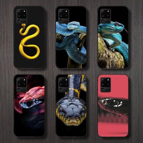 Snake Phone Case For Samsung A32 A51 A52 A71 A50 A12 A21S S10 S20 S21 Plus Fe Ultra
