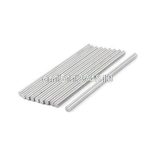 10 Pcs 5mm x 100mm HSS Grooving Tool Round Turning Lathe Bars Silver Gray