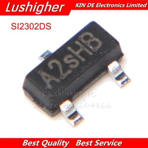 100PCS SI2302DS SI2302UDS SOT-23 SI2302 SI2302DS-T1-E3 SOT23 New Original