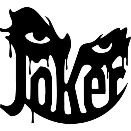 16.3X14.5CM Joker Face Funny Vinyl Decals Window Trunk Decoration Car Sticker