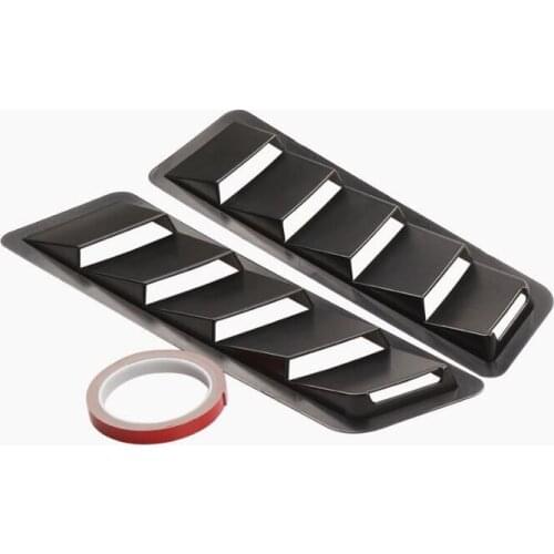 2pcs Car Carbon Fiber Hood Air Vents Louver Glass Cooling Plate Cooling Hood for BMW E46 E39 E90 E36 E60 E34 E30 F30 F10 E53 X1