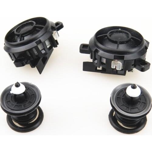 AZQFZ 2set Rear Door Loudspeaker Horn Speaker & Fit Clips For VW Golf MK5 MK6 GTI Rabbit Scirocco 5KD 035 411 A 7L6 868 243