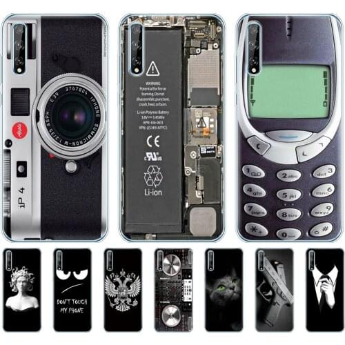 For Huawei Y8P Case 6.3" Soft Silicon Tpu Phone Cover For Huawei y8p 2020 Y 8P AQM-LX1 Back huaweiy8p Bumper Funda Shell