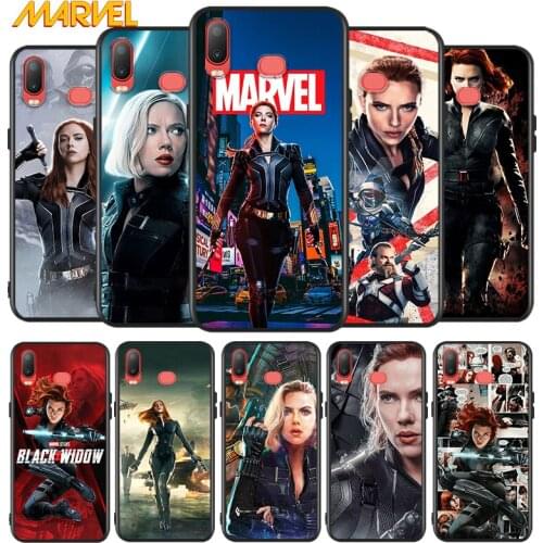 Black Widow Marvel cool for Samsung Galaxy A9 A8 Star A750 A7 A6 A5 A3 Plus 2018 2017 2016 Silicone Black Phone Case Soft Cover