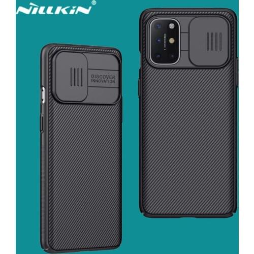For OnePlus 8T Case NILLKIN CamShield Shell Slide Camera Protector Privacy Back Cover For One Plus 8T OnePlus 8 8 Pro Nord Cases