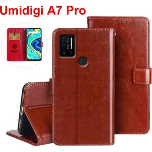 Phone Cover For Umidigi A7 Pro Case Flip PU Leather Wallet Stand Capa For Umi UMIDIGI A 7 Pro Fashion Protective Shell Bags