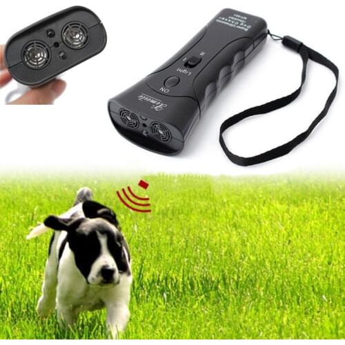Pet Trainer Multi-function Anti Barking Stop Bark MT-651 Ultrasonic Dog Repeller with Infrared Laser Chaser LED Light BZ