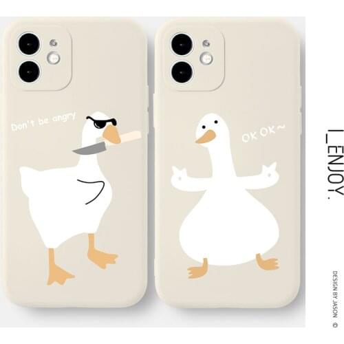 Official Original Soft Silicone Case for Apple iPhone 11 12 13 Pro MAX SE 2020 XR XS X 6 6s 7 8 Plus Shockproof Cute Phone Cover