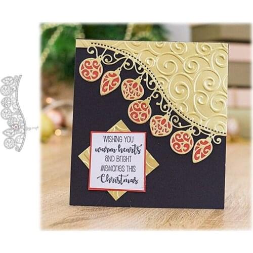 New Christmas bells border metal Cutting Dies Stencils DIY Scrapbooking Paper/photo Cards Embossing Dies