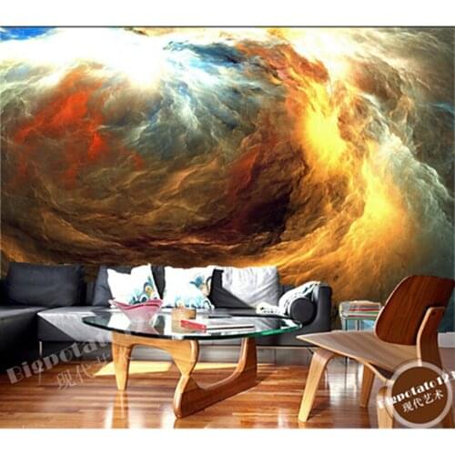 Custom ceiling Textile Wallcoverings, Star Cloud wall murals for the living room bedroom ceiling wall wallpaper papel de parede