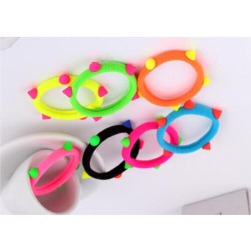 Women Girl Hairband Headband Cord Ponytail Holders Hair Ring Scrunchies For Girl Rubber Band Tie 3pcs/lot fs29