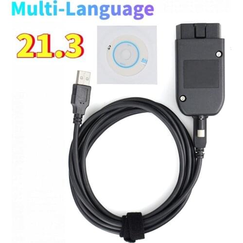 Hex VAG ottff Testers 21.3.0 V2 Interface FOR V-W for A-UDI S-koda Seat Obd2 Scanner ATMEGA162+16V8+FT232RQ Multi-languages