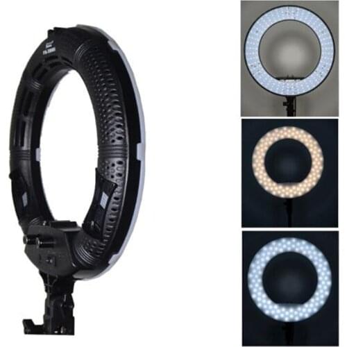 Yidoblo 12" FS-390II Warm & cold Light Portable Mini size Ring lamp LED Soft light Lamp Makeup Lighting 38W 192 LED Lights + bag