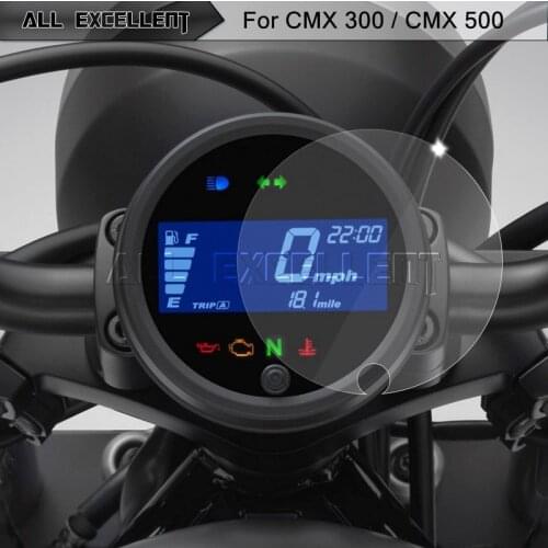 Motorcycle Cluster Screen Scratch Proof Film Speed Instrument Speedometer Protector For 2017 2018 Honda Rebel 500 CMX CMX500