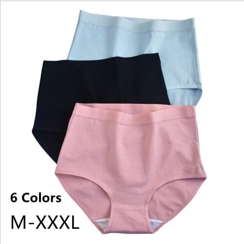 M-3XL Cotton Panties Female Underpants Sexy Panties for Women Briefs Underwear Plus Size Bragas Mujer Pantys Lingerie Femme 1PCS