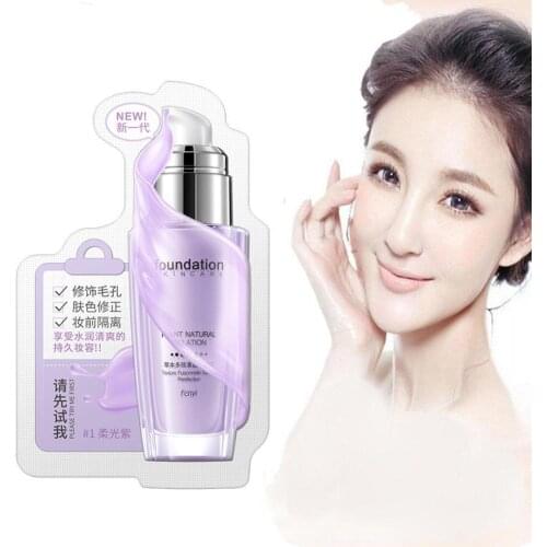 1/4Pcs Professional Face Base Primer Isolation Pores Cosmetics Random Trial Brightening Moisturizing Sample Concealer Found Z6Y5