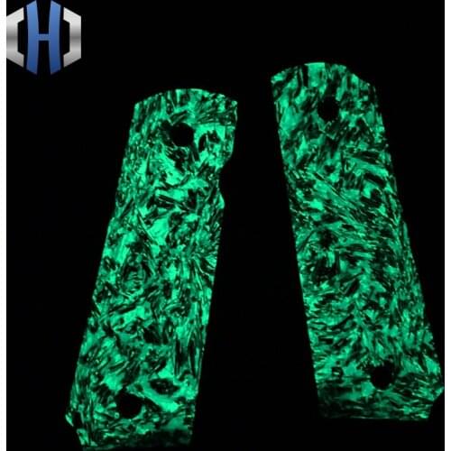 1911 Accessories Modification 1911 Handles Luminous Carbon Fiber Forged Carbon Fiber Material Handle Accessories