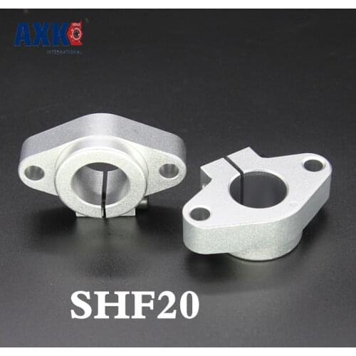 2019 Time-limited New Arrival Rodamientos Rolamentos 4 Pcs Shf20 Linear Shaft Support 20mm Rail Xyz Table Cnc Shf Series