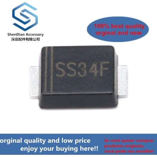 52pcspcs only orginal new SMD SS34BF package SMBF 3A/40V SMD Schottky diode