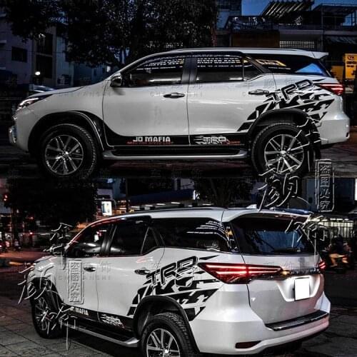 Car stickers FOR Toyota Highlander body appearance personalized custom sports fashion decals Prado stickers modification