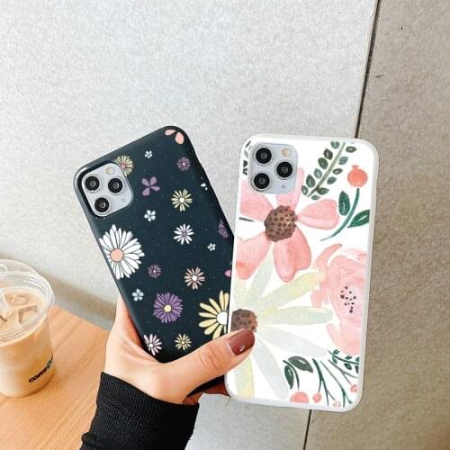 Colorful Daisy Flowers Case For Samsung Galaxy A31 A21S A50 A51 A71 Note 10 Plus 8 9 20 S20 FE S21 Ultra S10 S9 S8 Case Soft TPU