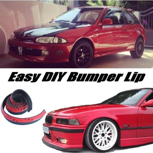 Bumper Lip Deflector Lips For Proton Satria / Neo Front Spoiler Skirt For Car View Tuning / Body Kit / Strip