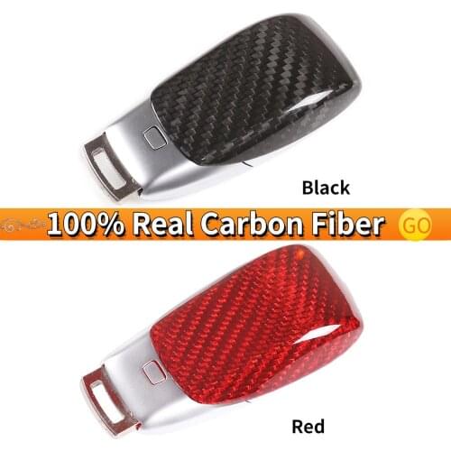 For Mercedes Benz A C E G S GLE Class W177 W205 W213 W463 W222 W167 100% Real Carbon Fiber Car Key Cover Case Car Accessories
