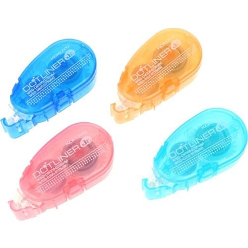 Mini Double Sided Adhesive Roller Tape Glue Dot Liner Petit Disposable For DIY