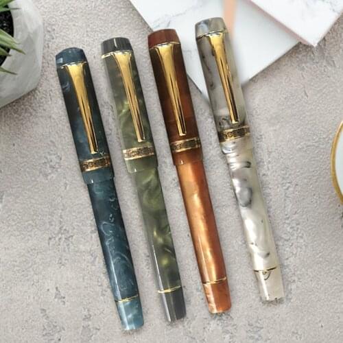 Elegant Fountain Pen Golden Clip Writing Collection for Signature Office
