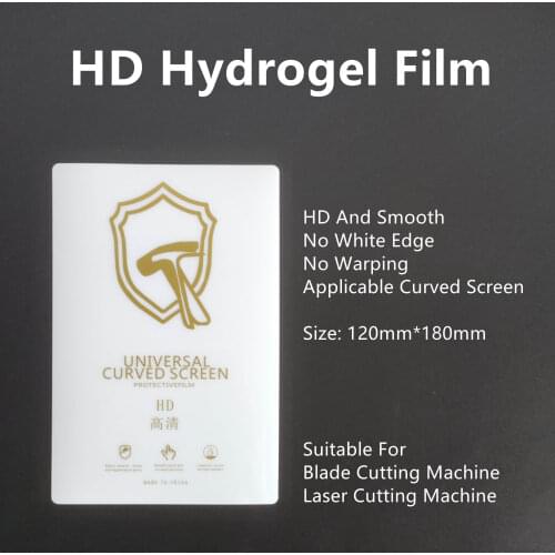 50pcs 8-Inch HD Hydrogel Film For All Mobile Phone Screen Protector Universal Film For Blade/Laser Cutting Machine Curved Fit