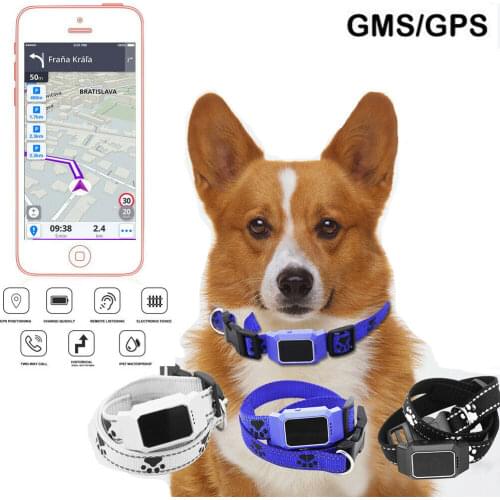 Pet GPS Tracker Geofence Remote Voice Monitoring with GPS LBS Wifi Locating System