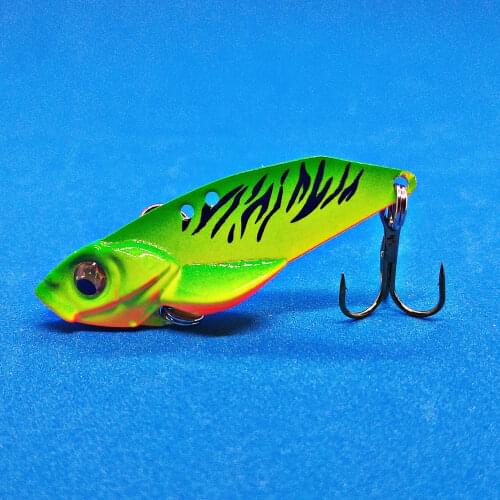 DHYJSFDC Artificial Fishing Lure Jigging Metal Vib Lure Hard Bait Spoon Jig Paint 5/7/10/15 Wobbler Vibration Pike Swim Tackle