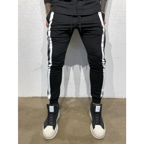 2021 new fashion summer spring and autumn mens striped jogging pants mens casual summer pants mens sports pants cotton pants