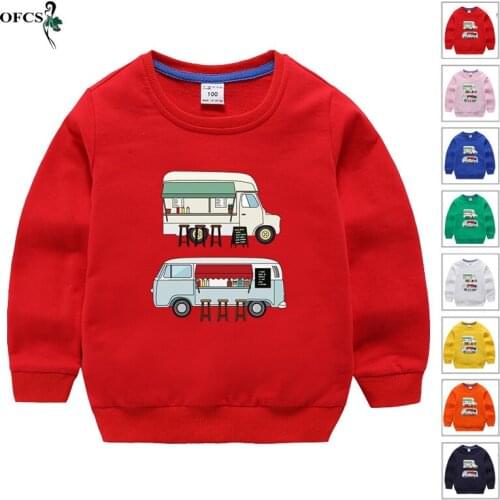 Autumn Childrens Clothing Cotton Sweatshirts Toddler 2-12Year Kids Fashion Knitting Fleece Cartoon Boys Girls Outerwear Costume