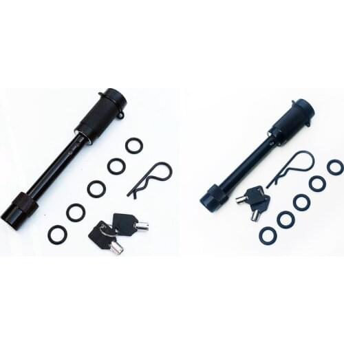 Anti-theft Trailer Hitch Pin Lock Upgraded Steel Dumbbell Shape Lock for t.u.k.Receiver Coupler Latch Lock