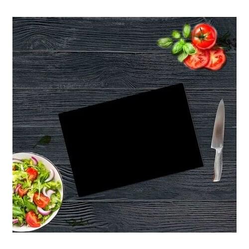 Black Glass Cutting Board Anti Bacterial Design Kitchen Cutting Chopping Boards Luxury Kitchen Supplies