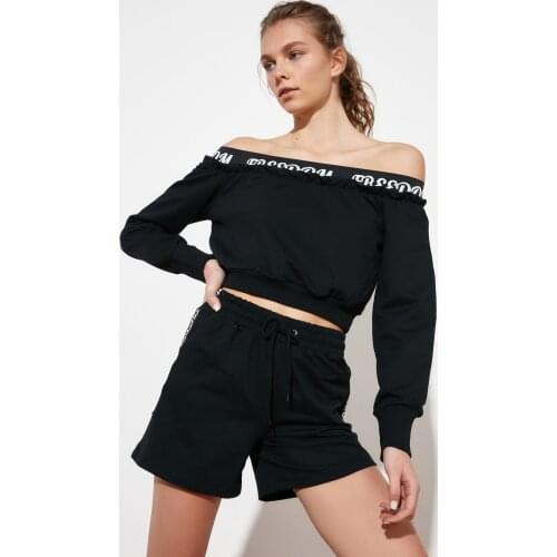 Trendyol Carmen Collar Sub-Top Sport Suit TWOSS21AU0044