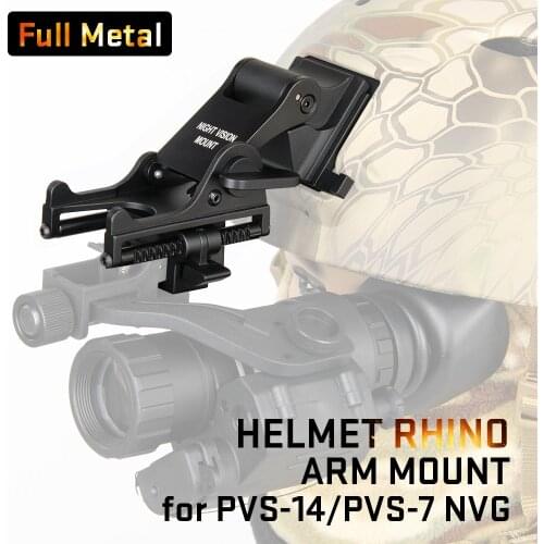 HOT SALE E.T Dragon Airsoft Full Metal Night Vision Helmet Rhino Mount FAST MICH PSV-7 PSV-14 NVG FAST Accessory PP24-0131