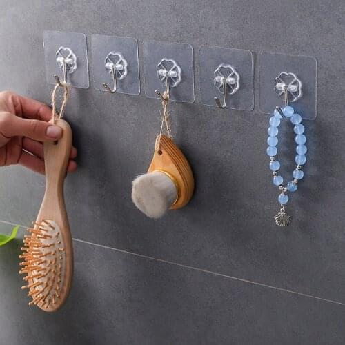 Hanger Hook Suction Cup Glue Wall Vacuum Suction Cup Strong Self-Adhesive Door Suction Wall Hanging Kitchen Bathroom Heavy Sucti