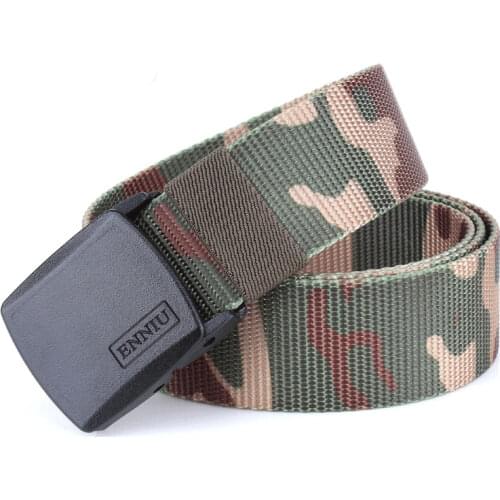 Military Army Camouflage Combat Tactical Belt Adjustable Outdoor Training Belt Paintball Waist Belt