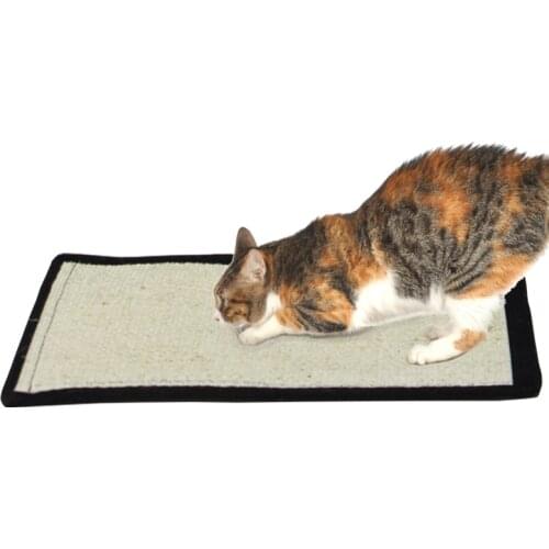 Furniture Protect Cat Kitten Scratch Board Pad Sisal Scratcher Mat Claws Care Cat Toy Product Sofa Scratching Post Protect